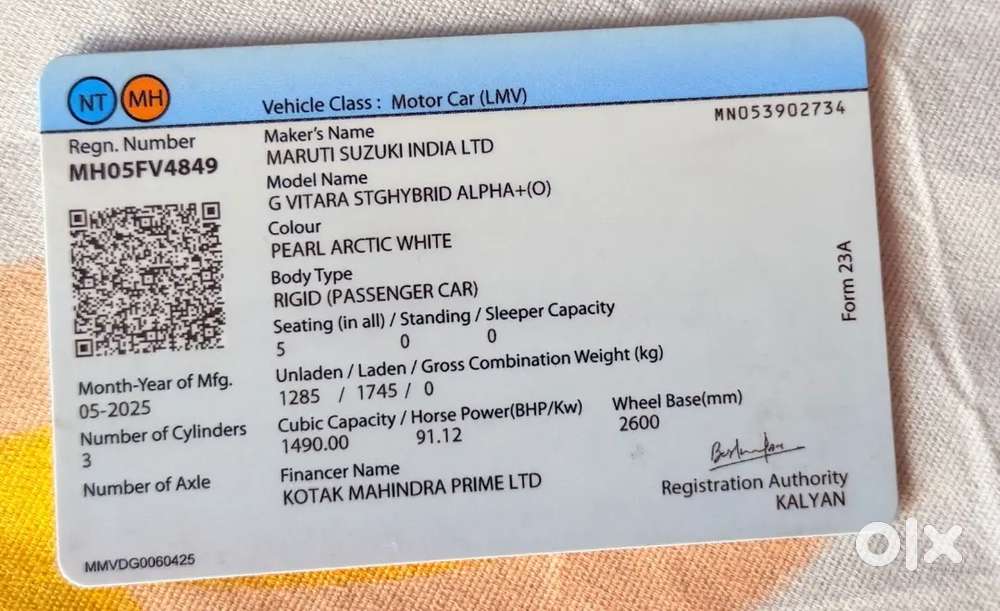 Maruti Suzuki Grand Vitara 2025