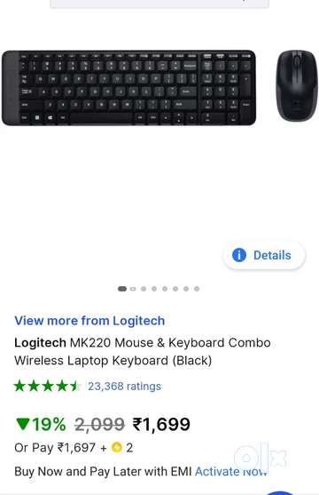 Logitech mk220 discount