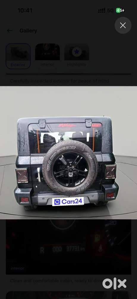 Mahindra Thar 4x4 2022 Petrol