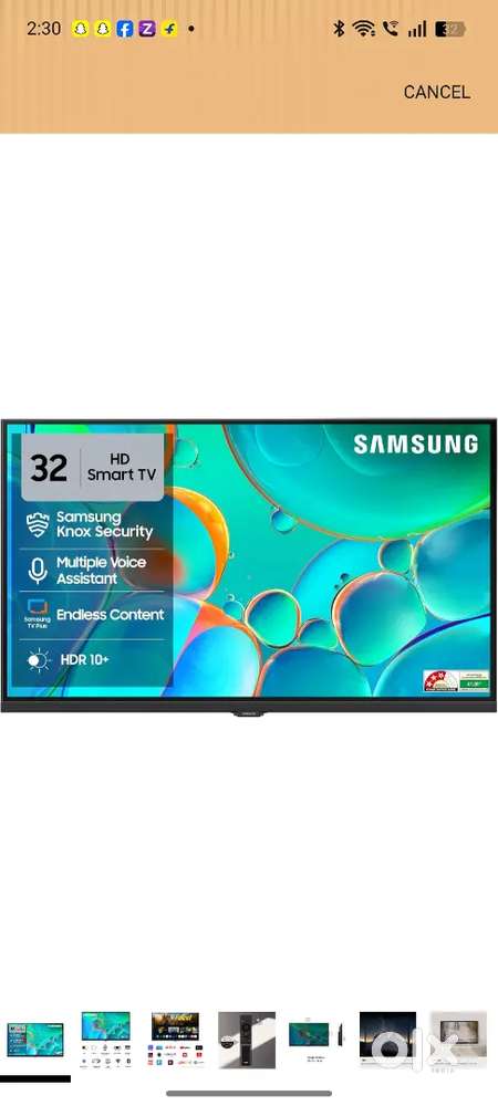 Samsung Full HD LED Smart TV 32inch