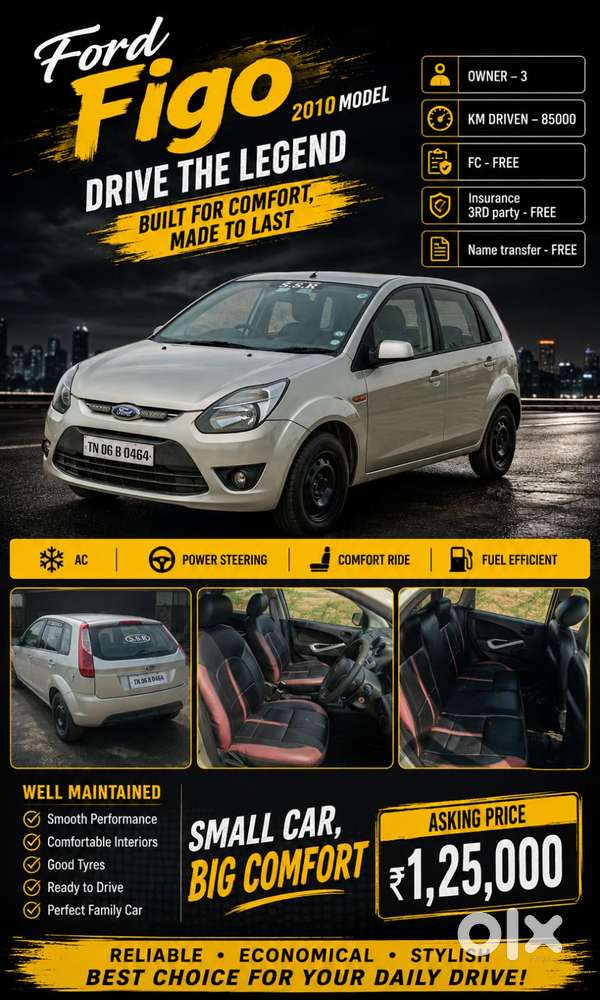 Ford Figo 1.4 Duratorq Diesel Lxi, 2010, Diesel