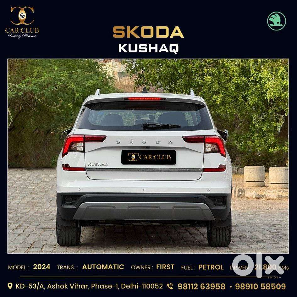 Skoda Kushaq 1.0 Tsi Style At (6 Airbags), 2024, Petrol
