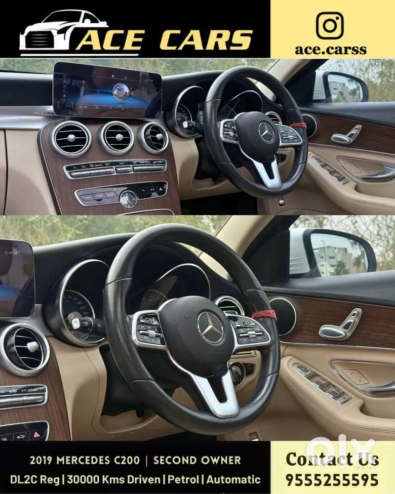 Mercedes-benz C-class C 200 Progressive, 2019, Petrol