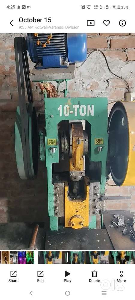 10 ton Power press machine