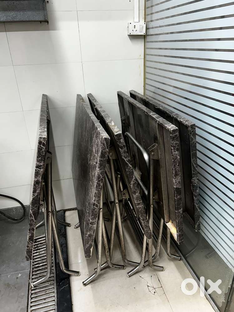 Rough Stainless Steel Folding Table For Restaurant
