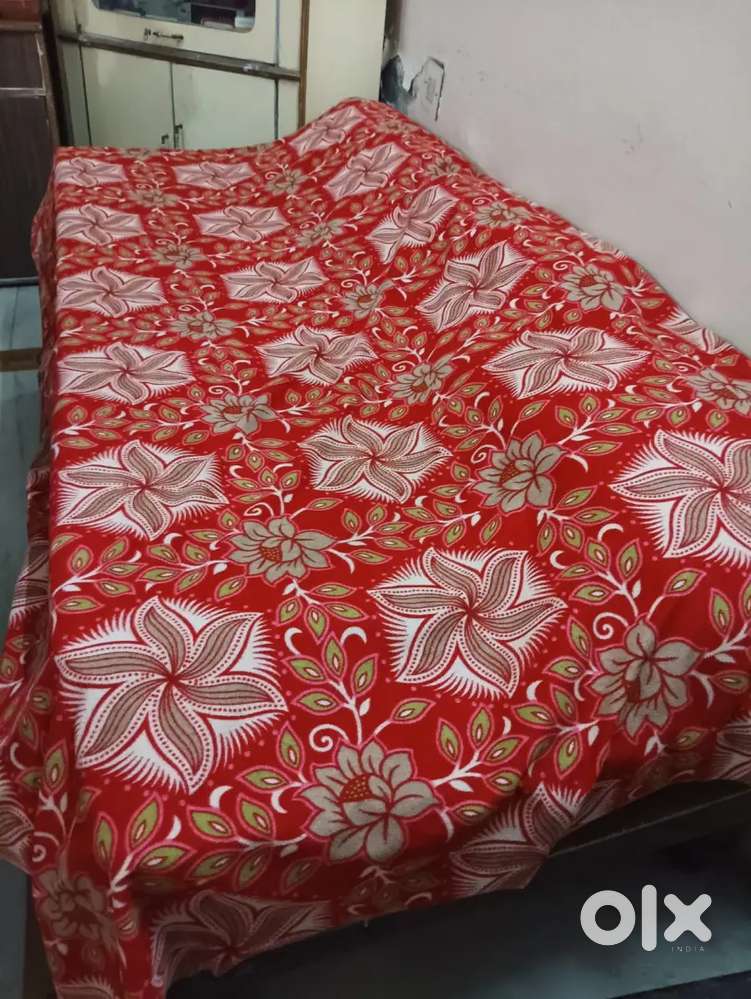 Wooden Single bed with old mattress