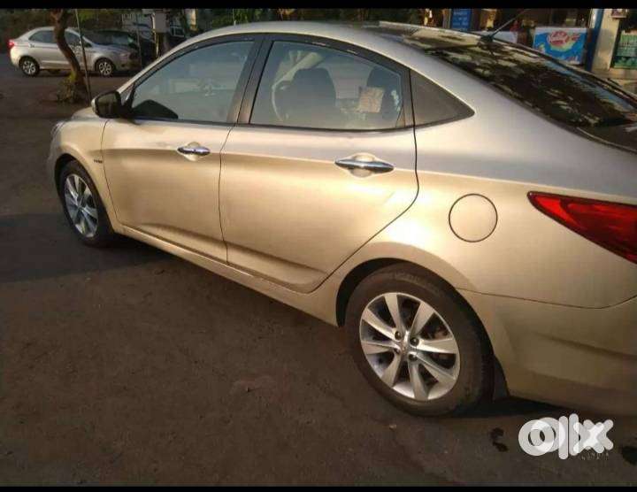 Hyundai Verna Sx Fluidic Diesel Automatic 2013 Model Color- Golden