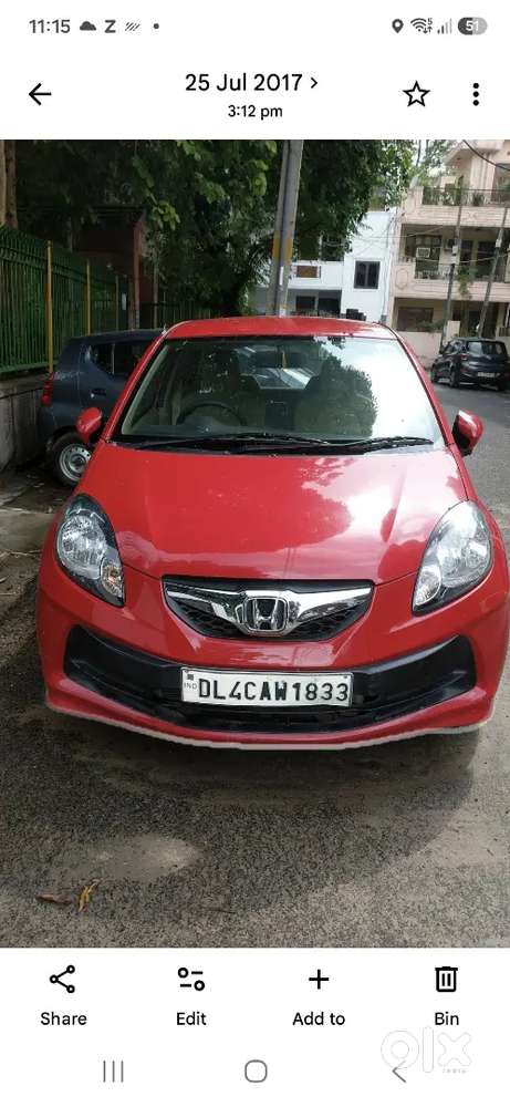 Honda Brio Petrol Mt 2014