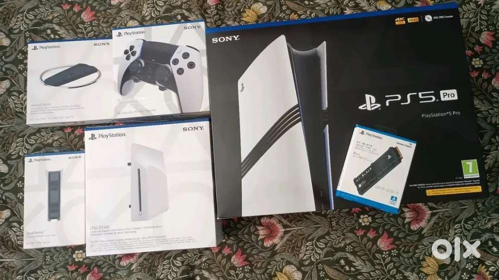Sony PS5 Pro Console Bundle + 2tb SSD + Edge Controller+ Stand + Dock