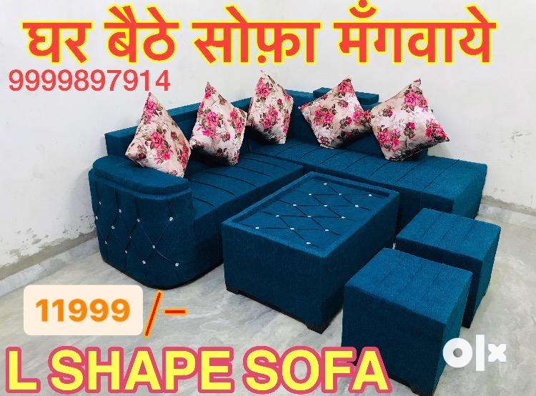 Olx sofa l deals shape