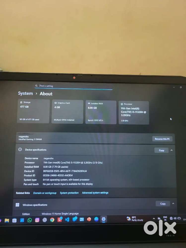 Lenovo IdeaPad gaming 3