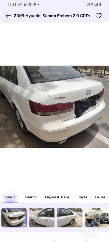 Hyundai Sonata Embera 2.0l Crdi Mt, 2009, Diesel