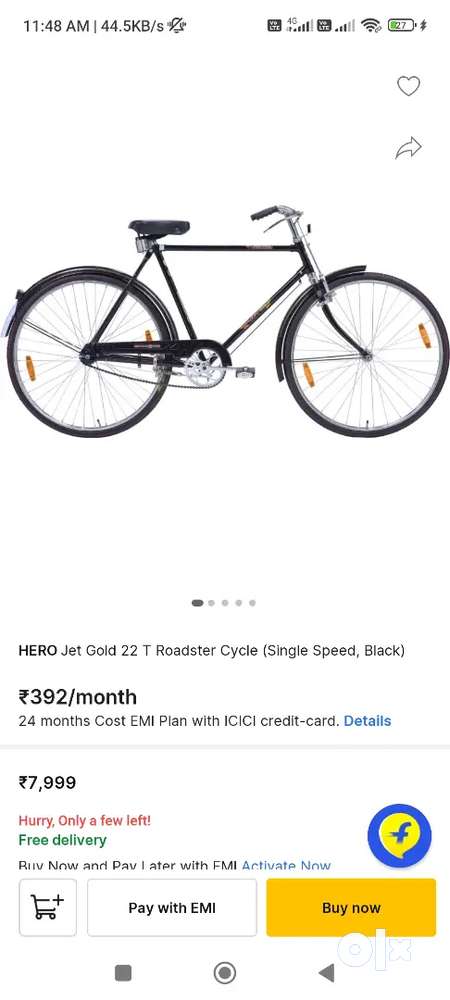 Hero jet gold 22 cycle clearance price