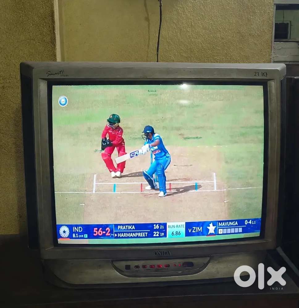 ONIDA 21 Inch Smart CRT TV + Dish TV Set Top Box - Full Working Condit