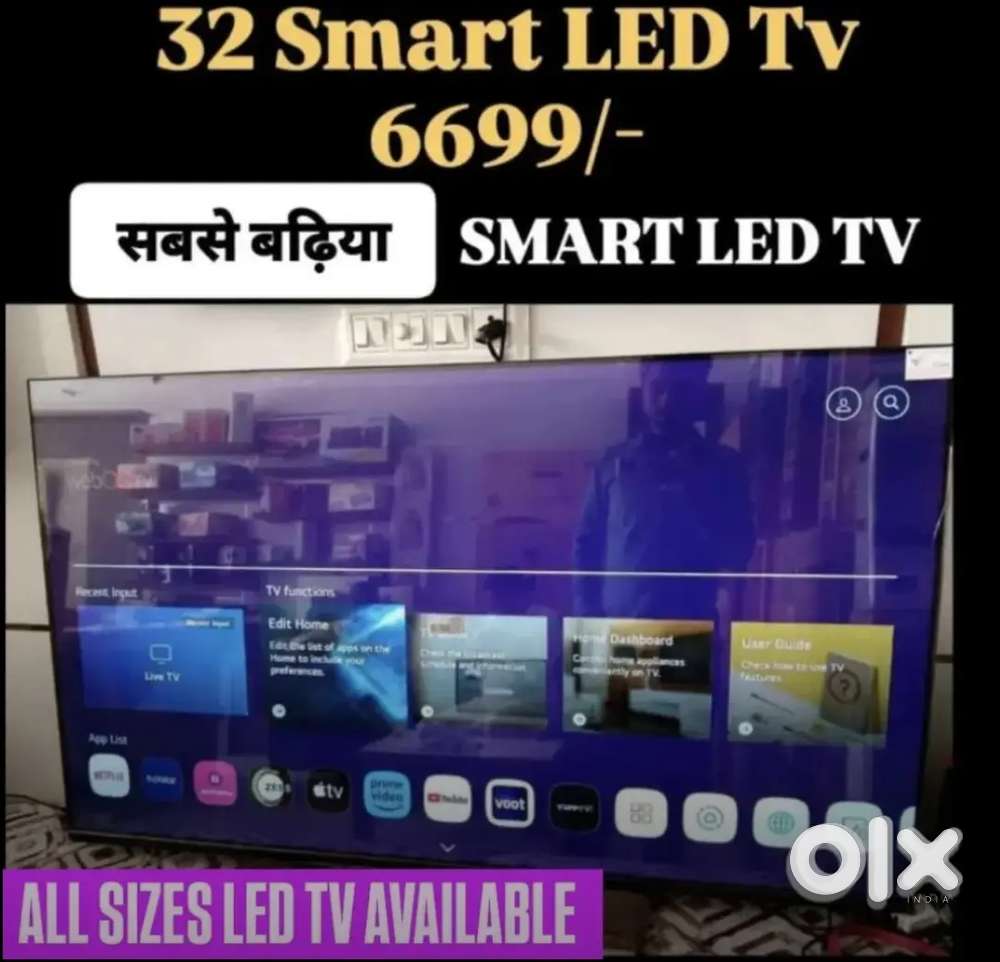32 Smart LED TV // 2 Year Full Replacement Guarantee Bill