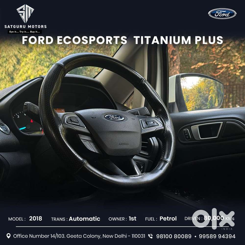 Ford Ecosport [2017-2021] 1.5 Titanium Ti Vct At, 2018, Petrol