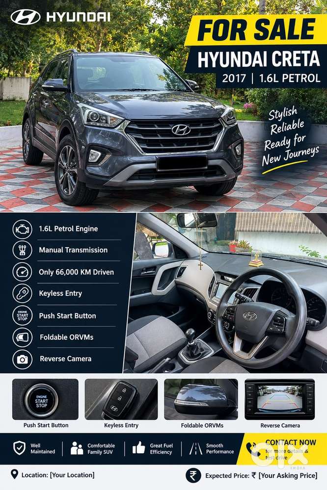 Hyundai Creta Petrol Manual 2017