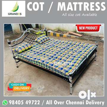 Steel cot outlet with bed price