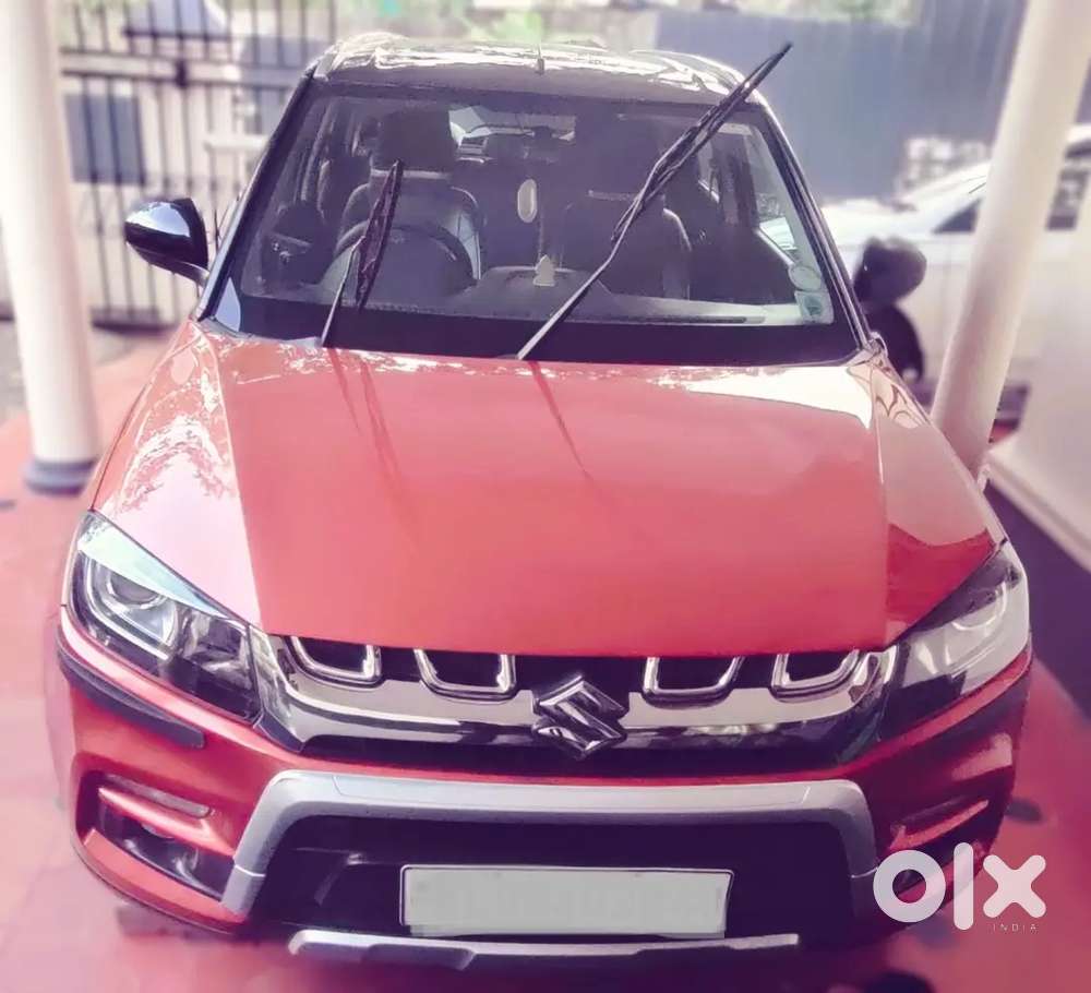 Maruti Suzuki Vitara Brezza Zdi 2017 In Red And Black Dual Tone.