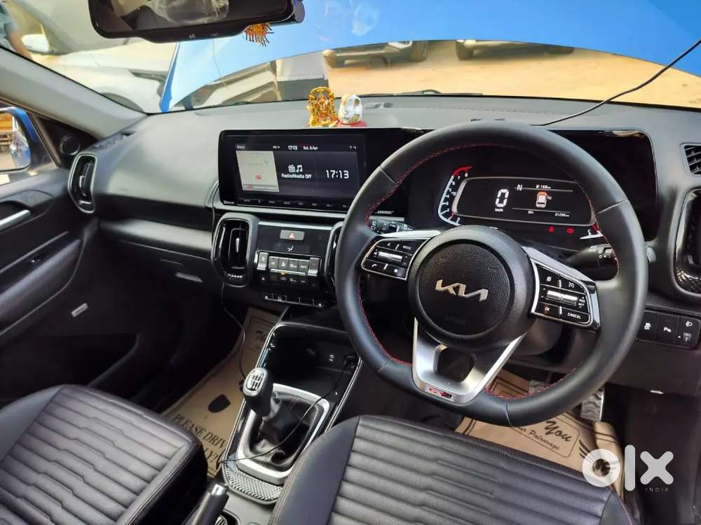 Kia Sonet Gtx Plus Imt Electric Blue Single Owner Well Maintained