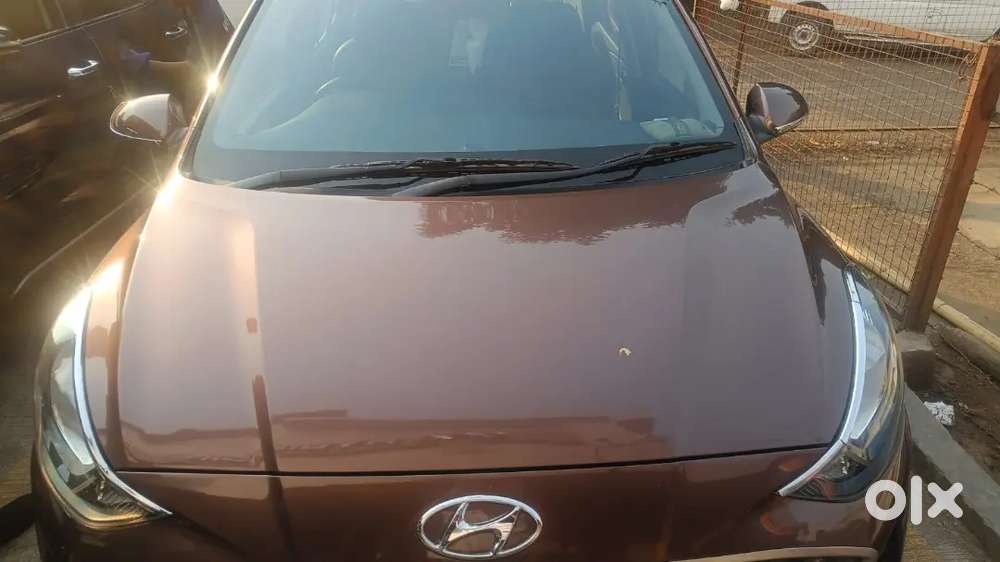 Hyundai Aura S Cng 2021  Company Cng  Full Service History  Single