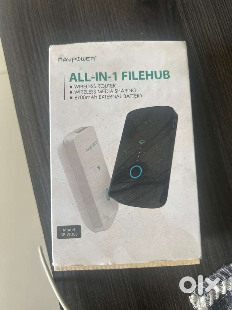 RAVPower RP-WD03 All-in-1 FileHub + NAS + Router + Power Bank