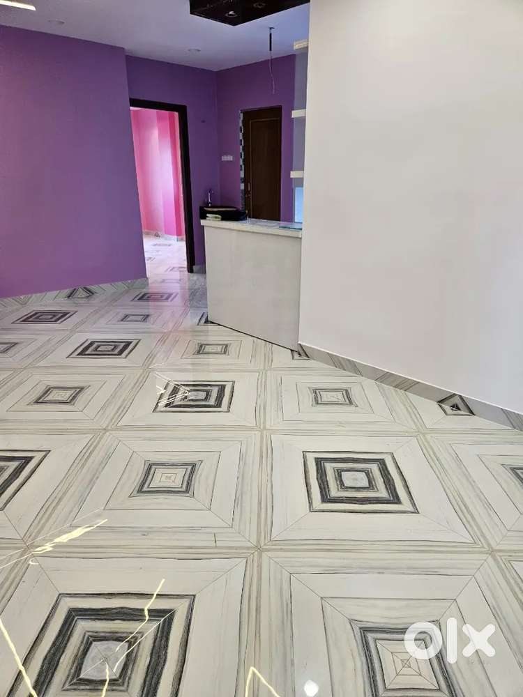 A fully furnished bhk flat with all amminites with balconies