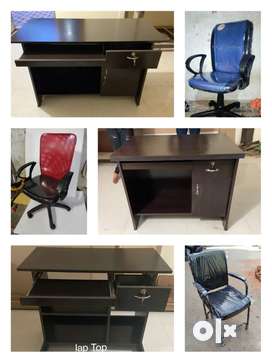 Computer table chair deals olx