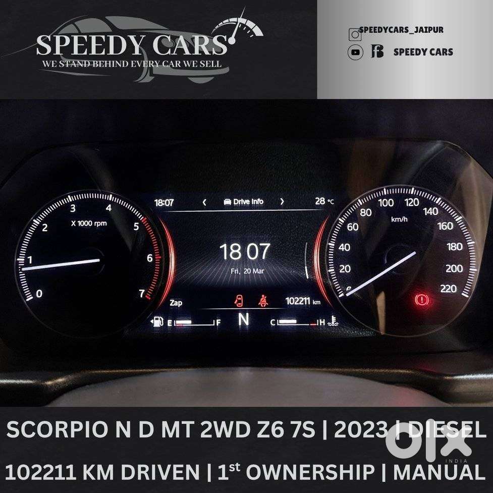 Mahindra Scorpio N Z6 Diesel Mt 2wd 7 Str, 2023, Diesel