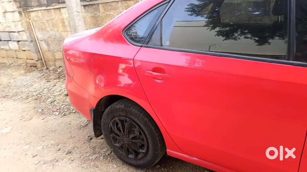 Red Color Skoda Rapid