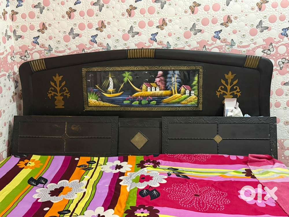 Wooden Double Bed in Excellent Condition