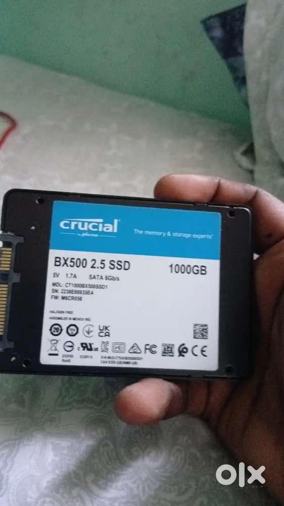 1TB/6GB/S SSD BX500 2.5 CRUCIAL