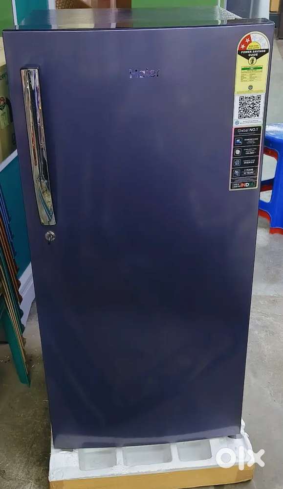 Haier 190L 4month old with bill single door refrigerator - Kitchen