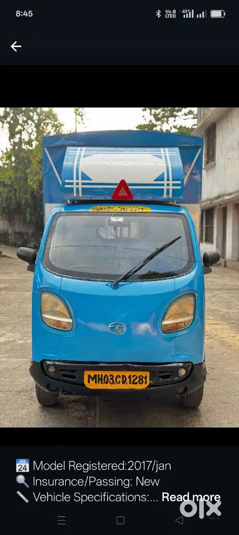 TATA ZIP XL MODEL 2017/JAN
 A High-Performance   commercial vehicle