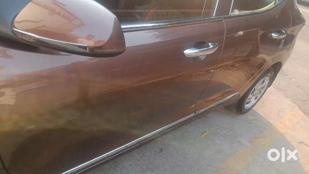 Hyundai Aura S Cng 2021  Company Cng  Full Service History  Single
