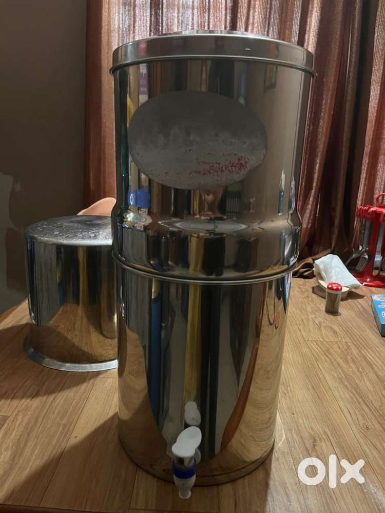 Stainless steel non electric water filter 24 ltr