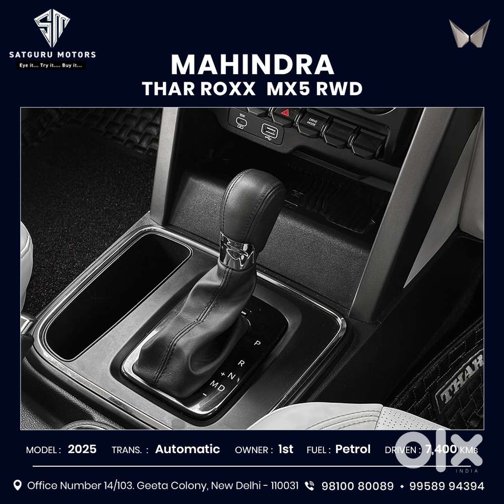 Mahindra Thar Roxx Mx5 Petrol At 2wd, 2025, Petrol