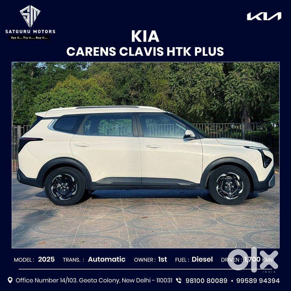 Kia Carens Clavis Htk Plus Dct, 2025, Diesel