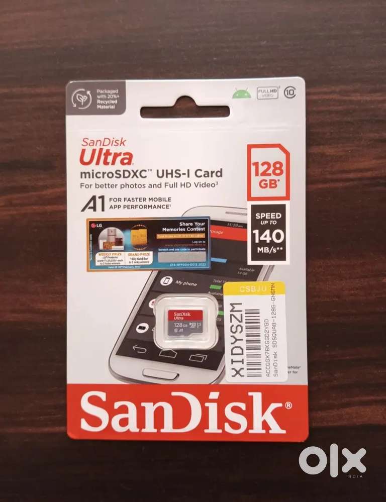 Sandisk 128 Gb Memory Card