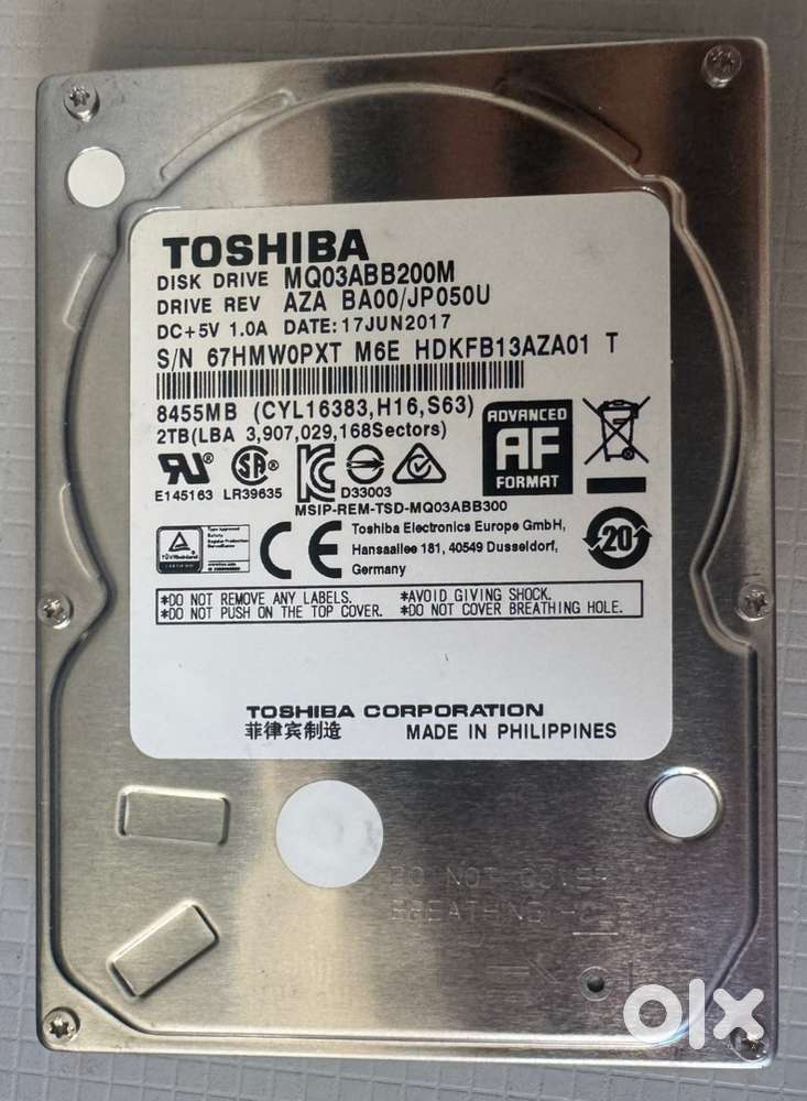 2 TB Toshiba HDD