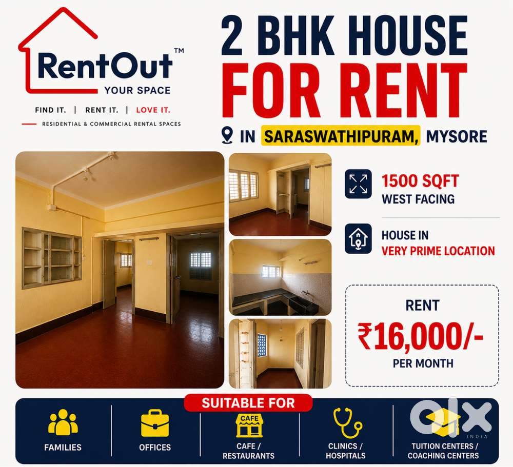 House for Rent in Saraswathipuram