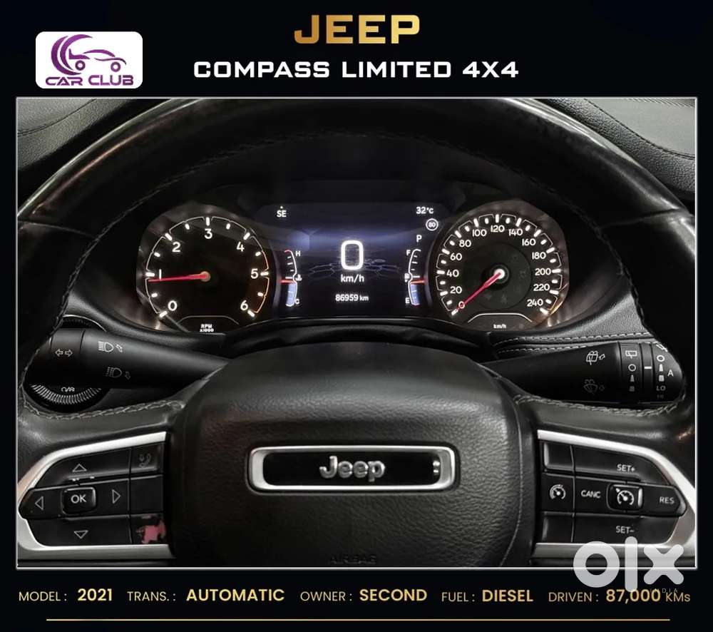 Jeep Compass 2.0 Limited 4x4, 2021, Diesel