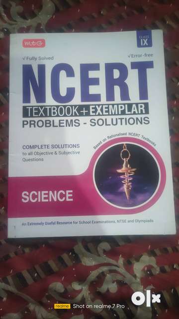 MTG) class 9 Ncert solutions + Ncert exampler with solutions ( 2 in 1 -  Books - 1763113034