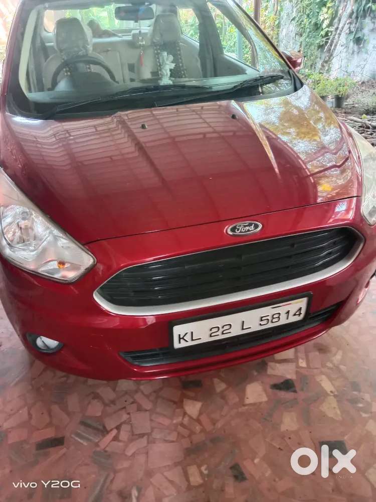 Ruby Red Ford Figo Aspire Petrol Well-maintained