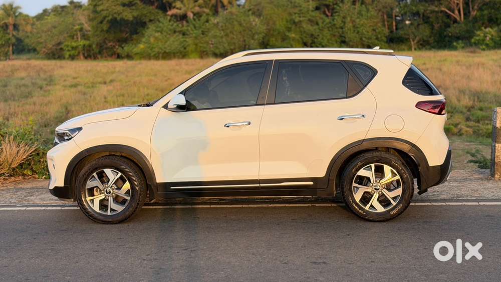 Kia Sonet Htx Diseal 2021 White Sunroof