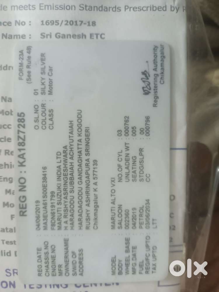 Maruti Suzuki Alto 800 0.8 Vxi (o), 2019, Petrol