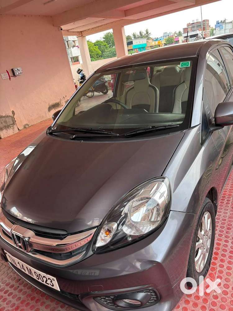 Well-maintained Honda Amaze Petrol-dark Grey,company Service For Sale