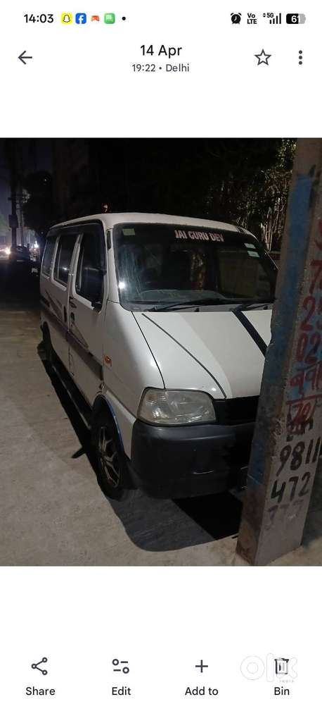 Maruti Suzuki Eeco 2016 Cng Good Condition