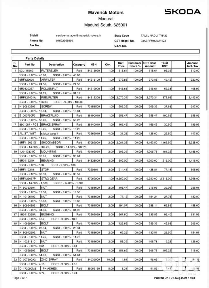 Skoda Rapid Diesel Automatic Single Owner Comp.service Record Newtyre