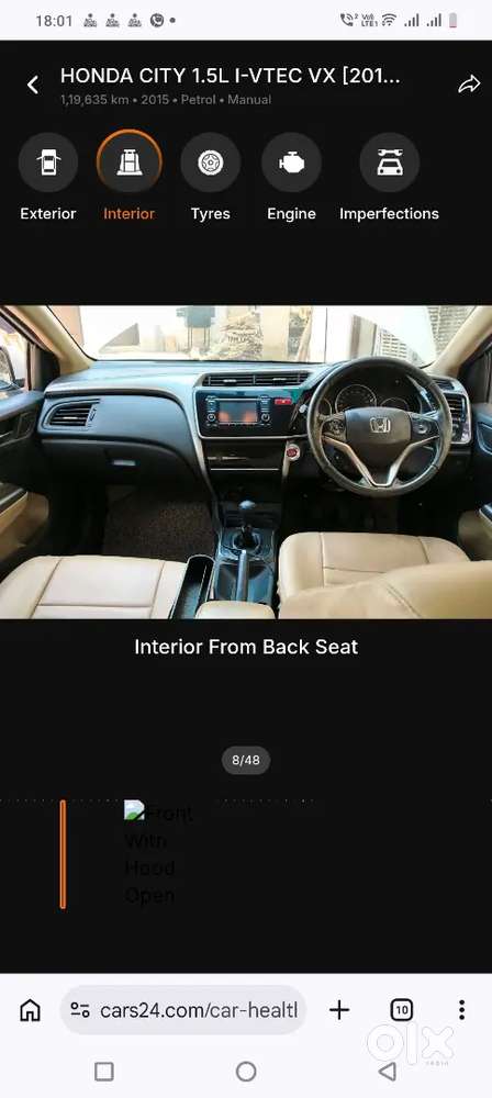 Honda City 2015 Petrol 110000 Km Driven